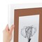 ArtToFrames Collage Photo Picture Frame with 5 - 4x6 inch Openings, Framed in White with Over 62 Mat Color Options and Plexi Glass (CSM-3966-153)
